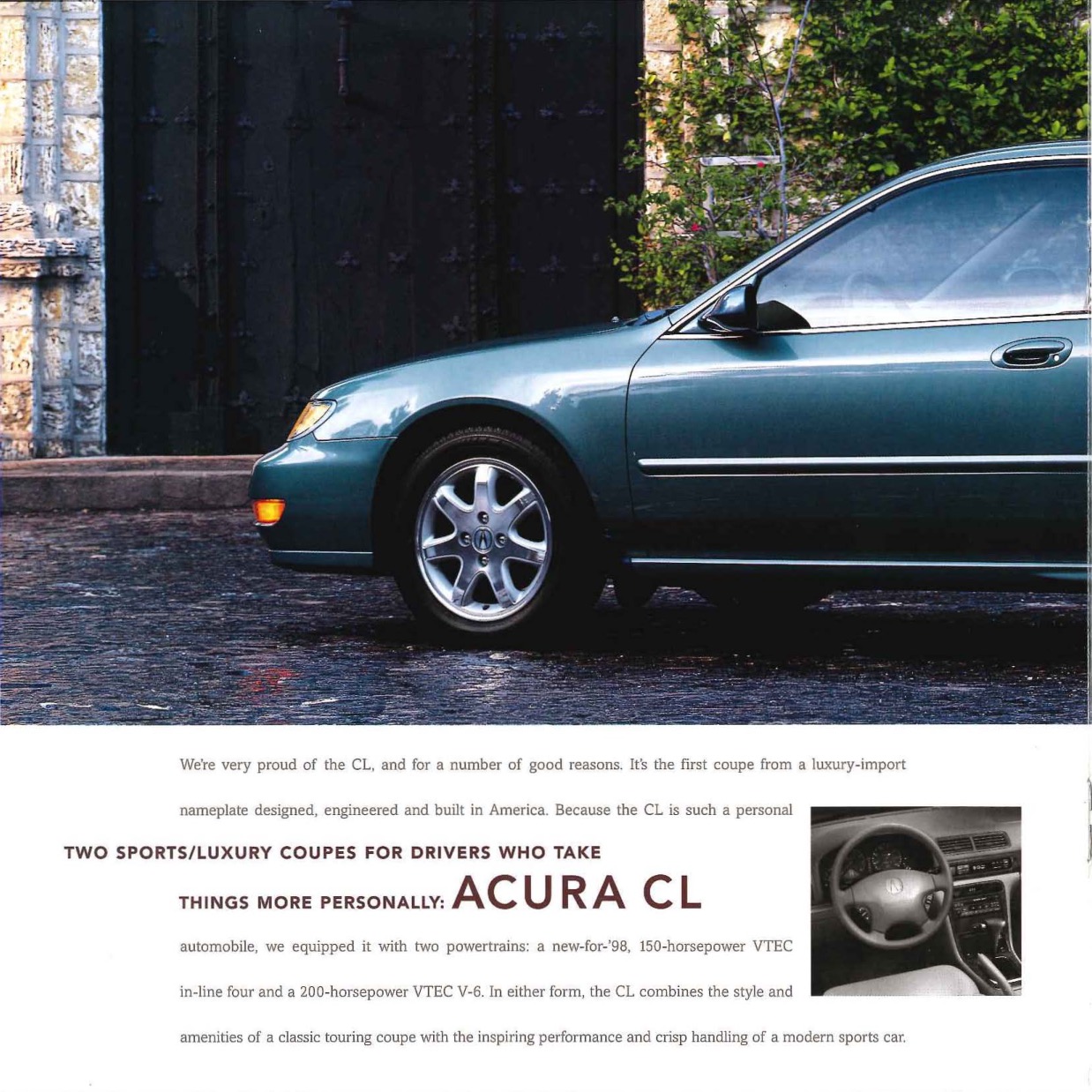 1998 Acura Brochure Page 14
